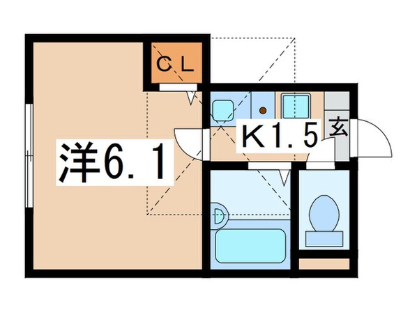 ユイットAの物件間取画像